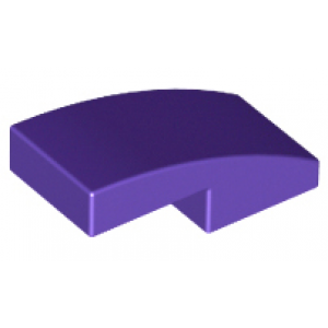 dakpan gebogen 2x1 dark purple